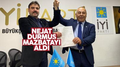 Nejat Durmuş mazbatasını aldı