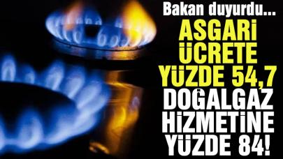 Doğalgaz hizmet bedellerine yüzde 84 zam!