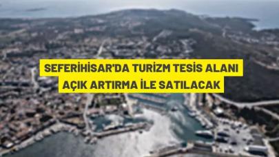 İzmir Seferihisar'da 12.186 m² turizm imarlı arsa mahkemeden satılık