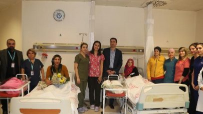 Diyarbakır'da yeni yılın ilk bebekleri 'Zeynep Lina' ve 'Nisa'