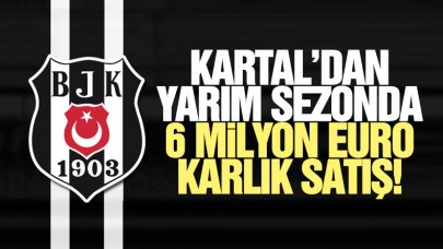 Beşiktaş'tan yarım sezonda 6 milyon euro karlık satış! Flaş transfer...