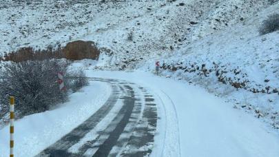 Malatya'da 14 kırsal mahalle yolu, kardan kapandı