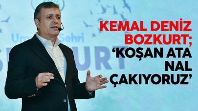 Kemal Deniz Bozkurt: Koşan ata nal çaktık