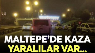 Maltepe'de kaza: 4 yaralı