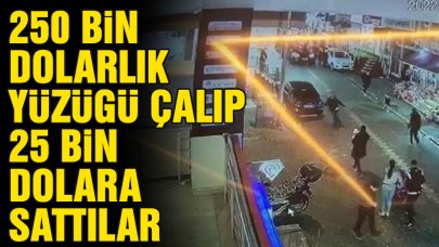 Esenyurt'ta 250 bin dolarlık yüzüğü çalıp 25 bin dolara sattılar