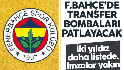 Fenerbahçe iki yıldız ismi daha kadrosuna katmak istiyor! Taraftar heyecanlı