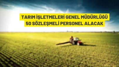 TİGEM 50 sözleşmeli teknik personel alınacak