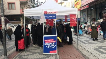 “Her Eve Saadet” Seçmen ziyaretleri devam ediyor