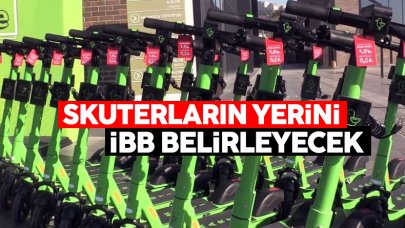 Martı, İBB’nin belirlediği noktalara skuter park yeri inşa edecek