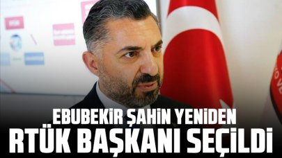 Ebubekir Şahin yeniden RTÜK Başkanı seçildi