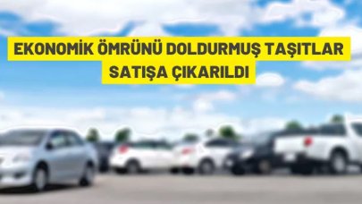 Ekonomik ömrünü doldurmuş otomobiller ihaleyle satılacak