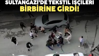 Sultangazi'de tekstil işçilerinin kavgasI! 1 kişi ensesinden bıçaklandı