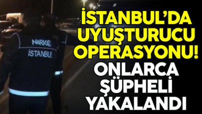 İstanbul'da 4 ilçede uyuşturucu operasyonu: 46 şüpheli tutuklandı