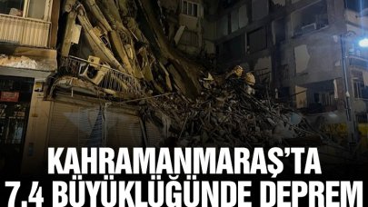 Kahramanmaraş 6 Şubat 2023 Pazartesi depremi! Şiddeti kaç ve merkez üssü neresi?