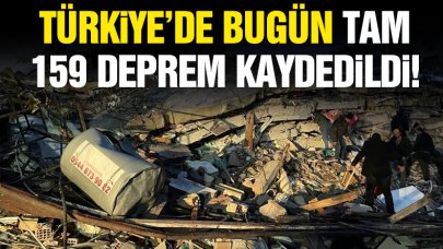 6 Şubat 2023 Pazartesi günü tam 159 deprem kaydedildi! Son depremler listesi