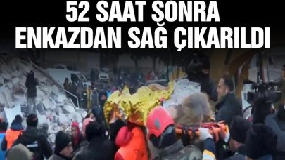 Kahramanmaraş'taki otel enkazından 52 saat sonra sağ çıktı!