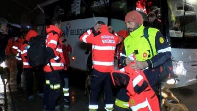 İspanya'dan gelen arama kurtarma ekibi deprem bölgesine gönderildi