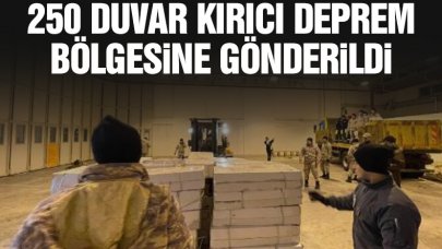 Sanayi ve Teknoloji Bakanlığı 250 adet duvar kırıcı iş makinesini deprem bölgesine gönderdi