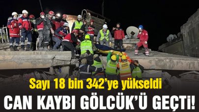 Deprem felaketinde can kaybı Gölcük'ü geçti: 18 bin 342