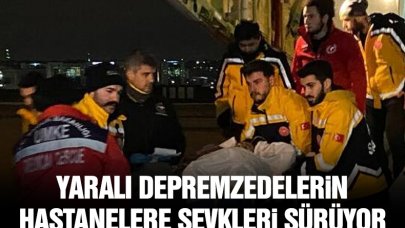 Depremzedeler tedavi için İstanbul'a getirilmeye devam ediyor