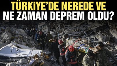 15 Şubat 2023 Çarşamba Kahramanmaraş depremleri! En son nerede ve ne zaman deprem oldu?