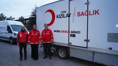 Kızılay sağlık hizmet veriyor