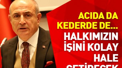 Acıda da kederde de varız