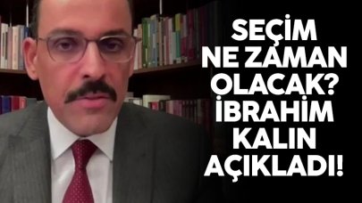 Seçim ne zaman? İbrahim Kalın, seçim tarihiyle ilgili ABD basınına konuştu