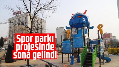 Karlıktepe’deki spor parkı projesinde sona yaklaşıldı