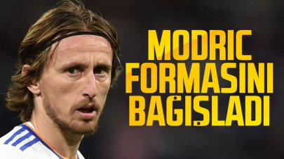 Luka Modric milli takım formasını bağışladı