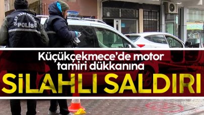 Dükkana silahlı saldırı!