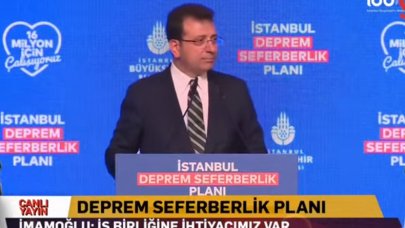 Ekrem İmamoğlu, İstanbul Deprem Seferberlik Planı'nı açıkladı: Düzen değiştiriyoruz