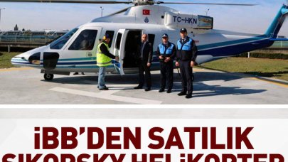 İBB'den açık arttırma usulü ile satılık sikorsky s-76b helikopter