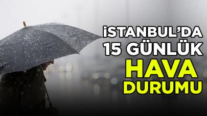 16 Mart 2023 İstanbul hava durumu 15 günlük