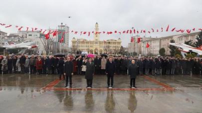 Büyükçekmece'de Çanakkale Zaferi'nin 108'inci yılı için tören düzenlendi 