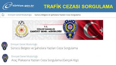 Trafik cezası sorgulama ve online cezai işlemler nasıl yapılır?