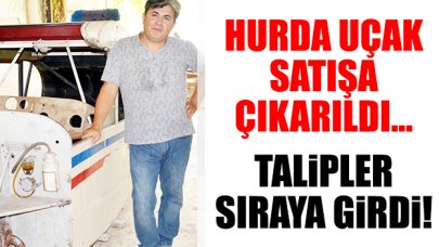 Hurda uçak satışa çıkarıldı