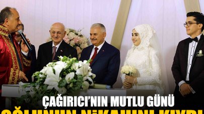 Çağırıcı oğlunun nikahını kıydı