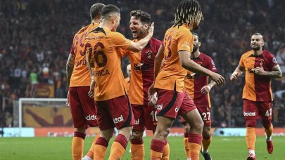 Galatasaray'dan 6 gollü galibiyet