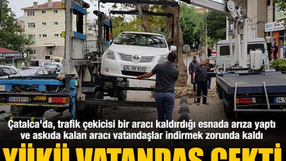 Yükü vatandaş çekti