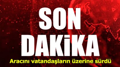 Küçükçekmece'de uyuşturucu satıcısı aracını vatandaşların arasına sürdü