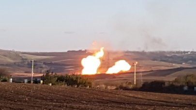 Çatalca'da BOTAŞ gaz borusu patladı!