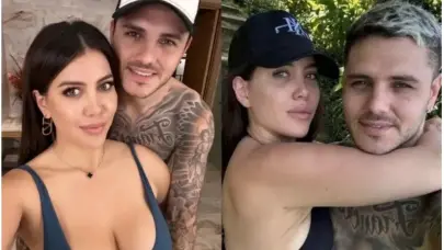 Mauro Icardi ile barışmıştı! Wanda Nara'dan derin dekolteli poz: "Yine ne yaptın yenge?"