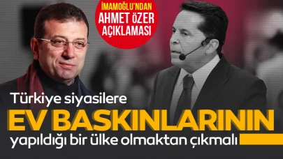 Ekrem İmamoğlu, Ahmet Özer'in gözaltına alınmasına ilişkin açıklama yaptı