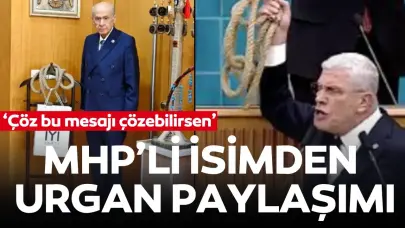 MHP'li Hüseyin Özkan'dan Bahçeli'nin astığı urgana ilişkin paylaşım