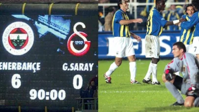 6 Kasım 2002 Fenerbahçe 6-0 Galatasaray maçında golleri kim attı? GS FB kadroları