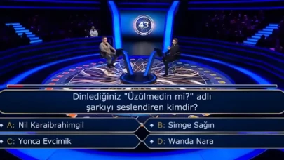 Kim Milyoner Olmak İster’de Şaşırtan Soru: Simge Sağın ve Wanda Nara Cevap Şıklarında!