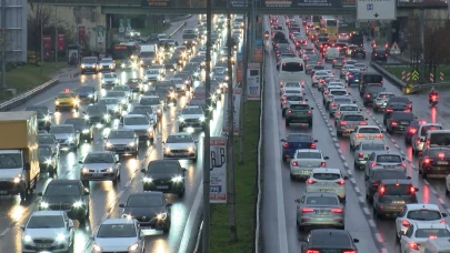 İstanbul’da yağmur trafiği! İşte güncel yoğunluk haritası