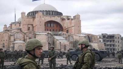 Ayasofya’ya Yunan Bayrağı Yerleştiren İngiliz Lidere Osmanlı’dan Tarihi Tokat