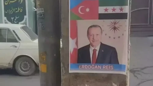 "Şam Fatihi Erdoğan" Tebriz’de! İran Sokaklarında Dikkat Çeken Posterler